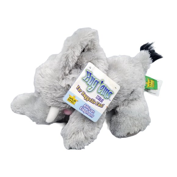 Wild Republic Hug Ems Mini African Elephant 7" - Picture 1 of 12